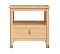 SJFJJKD Toda la Madera Maciza gabinete de Cama Estrecho Dormitorio Moderno Organizador de Almacenamiento de Almacenamiento contenedores de la mesita de Noche (Azul: Madera, tamaño: 50 * 40 * 50 cm)
