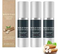 sjfscqr Crema reconfortante de ñame Silvestre, Crema equilibrante Natural de ñame Silvestre, Crema de ñame Silvestre para el Equilibrio hormonal, Crema para la Piel de ñame Silvestre
