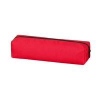 SJFYB Stationery Bag Caja De Lápices Duradera Caja De Lápices Kawai Papelería Caja De Lápices De Gran Capacidad Bolsa De Lápices De Suministros Escolares De La Compañía-Rojo