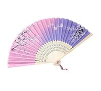 SJFYB Vintage Handmade Fan Artesanías De Abanicos Plegables Regalos Mejoras para El Hogar Baile Artesanales Abanico para El Cambio De Aire-15