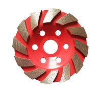 SJHFKDK Disco Desbaste Hormigon, Muela de Copa Disco de la Rueda de molienda del segmento de la Taza de Diamante de 125 mm para el Accesorio del Molinillo del ángulo 37md(105mm)