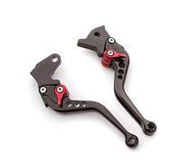 SJHFKDK Maneta Embrague Moto,Motocicleta Maneta de Freno For Benelli TNT 125 135 TNT125 CNC Ajustable Ajustable Larga Cortocicletas Levantamientos de Embrague Ajuste Accesorios Manija(Short Black)