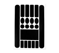 SJHFKDK Pegatinas Bicicleta, Pegatinas Bici 2 PCS Protección Frontal Fork Sticker Bicicleta Ciclismo Montaña Cadena de Cadena Cinta(B)