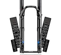 SJHFKDK Pegatinas Bicicleta, Pegatinas Bici Etiqueta de la Horquilla Delantera Pegatina Bicicleta de montaña Bicicleta Frente Amortiguador Cambiar Etiqueta de Color Impermeable(Dark Grey)