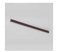 SJHPZG Lámpara de techo LED de madera, tira larga, lineal, empotrada, estilo rústico, 3000K, 4500K, 6000K, regulable, for pasillo, entrada, vestíbulo, hueco de escalera, loft.(Walnut,60cm)