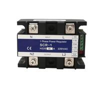 SJJBVPYX Regulador de Voltaje monofásico, módulo Controlador de Potencia, 0-10 V, 4-20 mA, 1-5 V, Control por potenciómetro, 80 A, 220 V CA