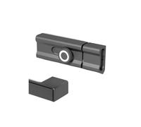 SJLOYNWQ 1 juego de cerradura perno adhesivo aleación aluminio for puerta interior, antirrobo, pestillo hebilla