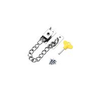 SJLOYNWQ Cadena for ventana perforada, cadena for, fija extraíble con llave, antirrobo(Style B Silver)