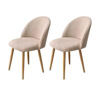 SJMDMZD Fundas Sillas de Comedor con Respaldo Curvo, Pack 1/2/4 Funda para Silla Redonda A Cuadros, Funda para Sillas Elástica, Cubre Funda Protectora Sillas Lavables para Salón Oficina H 2 Pieces