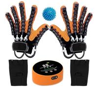 SJMDMZD Guante Robótico de Mano para Terapia, Ejercitador Pasivo de Dedos para Recuperación de Ictus y Recuperación Motriz, Dispositivos de Fortalecimiento de Manos B XL