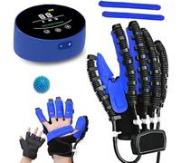 SJMDMZD Guantes Robót de Rehabilitacion Mano, Aparato de Rehab de Manos para HemipléJicos Artrosis, Dispositivo de Entrenamiento de Rehabilitación de Dedos B Right L