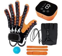 SJMDMZD Hemipléjica Guante Rehabilitación Mano Izquierda/Derecha, Dispositivo de Rehabilitación de Órtesis para Dedos, Equipo Entrenamiento Férula Mano para Mejorar la Capacidad de Agarre Left S