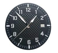 sjniosn Esfera estéril de 34 mm + manecillas. Piezas de reloj aptas para movimiento NH35 / NH36, automático., One Size, Acetato, No es una piedra preciosa