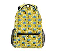 SJOAOAA Mochila ligera con diseño de animales del bosque, zorro, árbol verde, libro universitario, senderismo, camping, mochila de día, mochila escolar, bolsa de viaje, bolsa para laptop, estilo 4147
