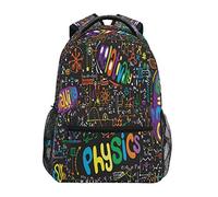 SJOAOAA Mochila ligera con diseño de piano, notas musicales, para niño y niña, mochila de hombro, mochila de día, mochila escolar, bolsa de viaje para laptop, estilo 3279, Fórmulas matemáticas, One