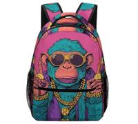 SJOAOAA Mochila ligera con retratos creativos, con imágenes artísticas, mochila de día, mochila escolar, bolsa de viaje, bolsas para laptop, estilo 250, Estilo-2, One Size, Mochilas daypack