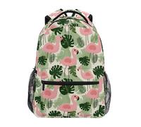 SJOAOAA Mochila ligera de mono, mochila de día, mochila escolar, bolsa de viaje, bolsas para laptop, estilo 3227, Flamingo A18729, One Size, Mochilas daypack