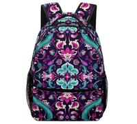 SJOAOAA Mochila ligera duradera para celebrar las vacaciones, diseño de Papá Noel, mochila de día, mochila escolar, bolsa de viaje, bolsas para laptop, estilo 3851, Estilo-1, One Size, Mochilas