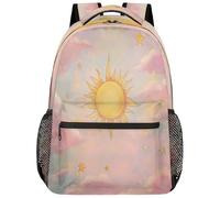 SJOAOAA Mochila ligera para la universidad, mochila de día, mochila escolar, bolsa de viaje, bolsas para laptop, estilo 2398, Bonitas nubes de sol, One Size, Mochilas daypack