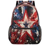 SJOAOAA Mochila ligera para la universidad, mochila de día, mochila escolar, bolsa de viaje, bolsas para laptop, estilo 3116, Us Stars, One Size, Mochilas daypack