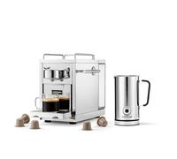 Sjöstrand The Original 2 - Juego de espumador de leche compatible con Nespresso®, carcasa de acero inoxidable, diseño escandinavo (cromado)