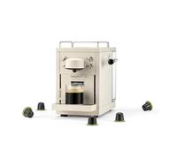 Sjöstrand The Original Máquina de Espresso - compatible con Nespresso, carcasa de acero inoxidable (Acabado Beige Mate)