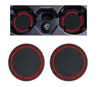 SJPJDGFC 2 Piezas Posavasos Coche, para VW For Caddy For 2K For Maxi 2003-2019 Posavasos Antideslizante portavasos de automóviles Inserto tapete Posavasos Coche Accesorios