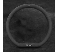 SJPJDGFC Funda Volante, para Tesla Model 3 Highland 2024 Transpirable Antideslizante Protector Volante cómodo Cubre Volante Auto Accesorios de Interior Coche,B