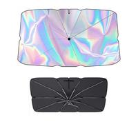 SJPJDGFC para Dacia Logan I, II 2004-2026 Parasol Coche, Parasol Coche Delantero con Eje 360° Flexible, Protector Solar Parabrisas Anti UV, Aislante térmico