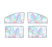 SJPJDGFC para VW Caddy Maxi 2004-2025 Parasol Coche Magnético, Cortinillas Ventanilla Lateral Cristal de Hielo Láser, Protección Solar,4pcs