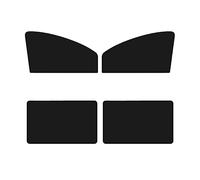 SJPJDGFC Parasoles de Coche, para Renault Clio V / 5 2019-2024 Lateral Cortinas de Parasol Proporciona privacidad Boquear los Rayos UV y Calor Parasol Coche,B