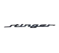 SJSHOPS Emblemas de Coche para Kia Stinger GT,Coche Emblema Adhesivo Coche Insignia Pegatinas Coche 3D,Coche Emblema Insignia Logo Accesorios Coche Emblema Insignia, Black