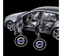 SJSHOPS Luces de Bienvenida para Volvo S40 S60 S70 S80 S90,Proyector LED de Puerta de Coche con Logo,Luces LED de Bienvenida de Coche Luces de Proyección para Puerta de Coche,B White-2