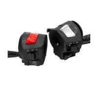 SJSJJAH Interruptor Controlador de Manillar de Motocicleta Duradero, botón Doble Izquierdo y Derecho for bocina, Faro de señal de Giro, Arranque eléctrico