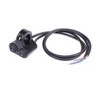 SJSJJAH Interruptor de Control de Manillar de Motocicleta, aleación de Aluminio, 12V, Control de Doble botón, Interruptor de Altavoz Intermitente for Faro, 2 Opciones(A1)