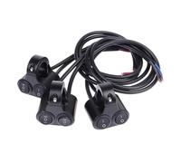 SJSJJAH Interruptor de Control de Manillar de Motocicleta, aleación de Aluminio, 12V, Control de Doble botón, Interruptor de Altavoz Intermitente for Faro, 2 Opciones(A3)