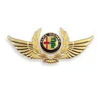 SJSMZX Coche Emblema para Alfa Romeo Brera 2005-2010, Logo Insignia Logotipo Compatible Parrilla Delantera Trasero Diseño Embellecedores Accesorios,Big