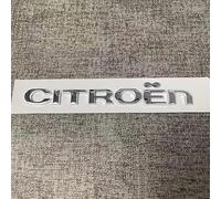 SJSMZX Coche Emblema para Citroen Berlingo 2008-2018, Insignia Adhesivo Stickers Decal Logo Aleación de Metal Pegatinas de Letras Metálicas Calcomanía Decoración Accesorios,Silver