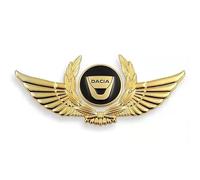 SJSMZX Coche Emblema para Dacia Logan 2004-2013, Logo Insignia Logotipo Compatible Parrilla Delantera Trasero Diseño Embellecedores Accesorios,Big