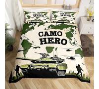 SJSXWQN Funda Nordica Cama 150 Pliegue De Soldado Edredon Cama 150 para Niños Adultos con Cremallera Suave Transpirable Microfibra Fundas Nordicas 240x220 cm + 2 Fundas de Almohada 50x80 cm