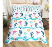 SJSXWQN Funda Nordica Cama 90 HipopóTamo Verde Edredón Cama 90 para Niñas Niños con Cremallera Suave Transpirable Microfibra Fundas Nordicas 150x220 cm + 2 Fundas de Almohada 50x80 cm