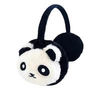 SJTJSPX Orejeras para niñas y jóvenes, orejeras de peluche, a prueba de viento, calentadores de orejas, diseño de panda, adorables para niños, protección para las orejas, gordas, accesorios de