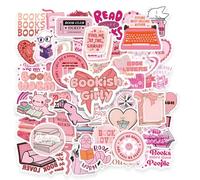 SJUIEO 60 Marcapáginas Rosas, Pegatinas para Libros y Lectura, Regalos para Adultos, Mujeres y Niñas Amantes de la Lectura