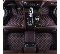 SJUYHNHN Alfombrillas Coche para Renault Megane 2006 2007 2008, alfombras Coche Cobertura Completa Antideslizantes Automovil Alfombras, Moqueta Impermeables Todo Clima Set,Black-Red