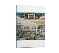 SJWINER Diego Rivera Painter's Work Detroit Industry, South Wall, póster impreso, portada estética, diseño de póster para sala de estar, dormitorio, 30 x 45 cm, estilo marco