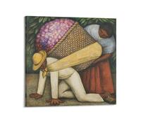 SJWINER Diego Rivera Painter's Work - Póster impreso con portada estética, póster para sala de estar, dormitorio, 70 x 70 cm, estilo marco