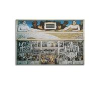 SJWINER Diego Rivera Painter's Work - Póster impreso de Detroit Industry, South Wall, portada estética, diseño de póster para sala de estar, dormitorio, 50 x 75 cm, estilo sin marco