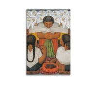 SJWINER Diego Rivera - Póster de pintura para el día de las flores, diseño estético para sala de estar, dormitorio, 30 x 45 cm, estilo sin marco