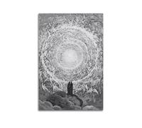 SJWINER The Empyrean, Dante's The Divine Comedy by Gustave Dore, póster artístico de diseño estético para sala de estar, dormitorio, 50 x 75 cm, estilo sin marco