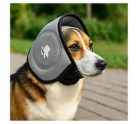 SJWJWOO Orejeras Antiruido Perros Protectores Auditivos para La Ansiedad Cancelación De Ruido con Nrr De 36 Db Tapones Oidos Perros para Aseo, Baño, Fuegos Artificiales Y Viajes,Gray-L
